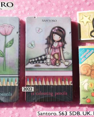 Santoro GORJUSS Matite colorate Pastelli Quaderno❤