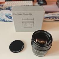 TTartisan 50mm F1.2 Fuji Obbiettivo Fujifilm XF