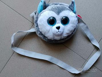 TY-BORSA DI PELUCHE CAGNOLINO HUSKY SLUSH