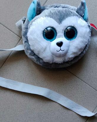 TY-BORSA DI PELUCHE CAGNOLINO HUSKY SLUSH