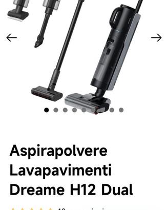 Aspirapolvere lavapavimenti Dreame Dual 12