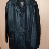 Cappotto in pelle da uomo 