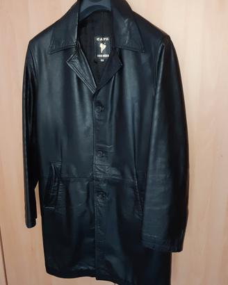 Cappotto in pelle da uomo 
