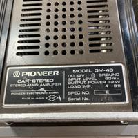 Pionner kp 88G amplificatore gm 40
