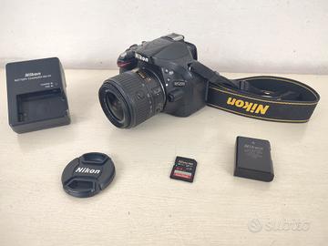 Reflex Nikon d5200 Video Full HD Perfetta