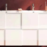 Mobile bagno doppio lavabo ceramica