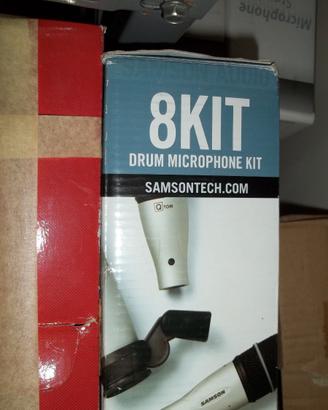 MICROFONI PER BATTERIA SAMSON 8 KIT