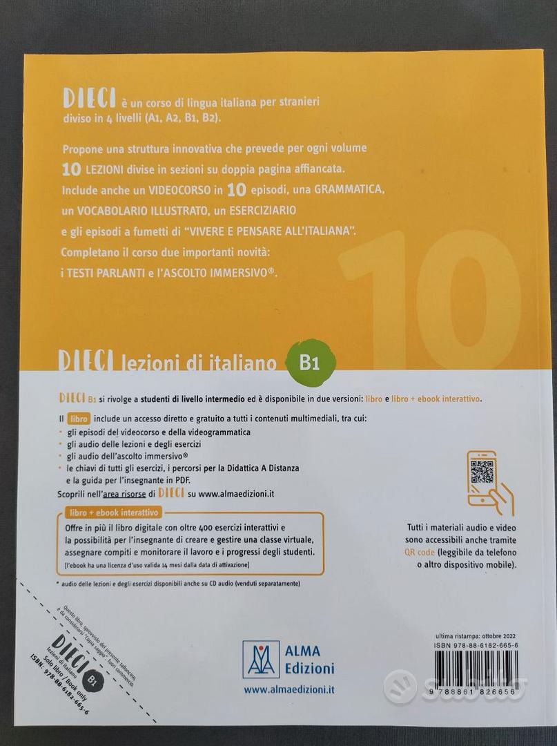 Italiano per stranieri DIECI - B1 - Libri e Riviste In vendita a Trieste