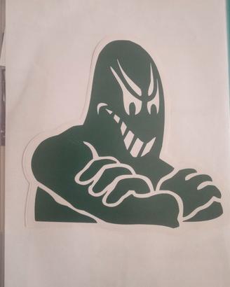 adesivo  ultras Mancha alvi Verde hooligans