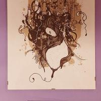 Serigrafia e sticker street-art Microbo