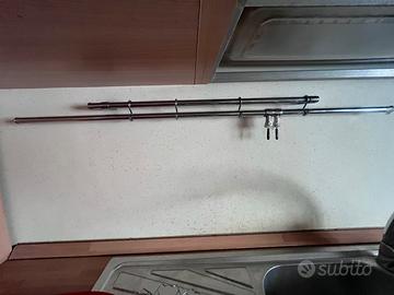 Asta 100 cm porta ganci cucina