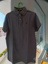polo grigia per uomo Abertcrombie &Fitch