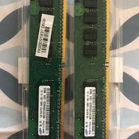 Kit Schede Memoria RAM Samsung 2x1 GB DDR2 667 Mhz