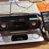 Casse docking Sharp DK-AP7N-S 2.1 e Sony iPod Walk