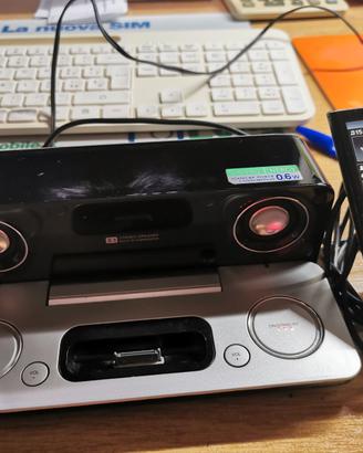 Casse docking Sharp DK-AP7N-S 2.1 e Sony iPod Walk