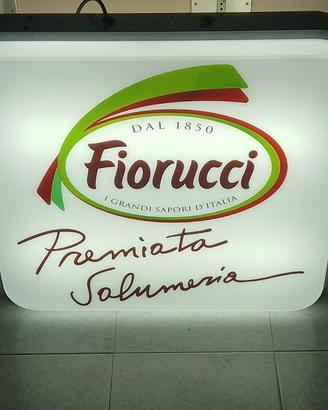 insegna luminosa Fiorucci 