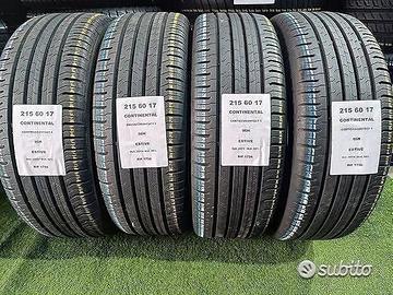 4 gomme 215 60 17 CONTINENTAL RIF1756
