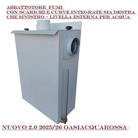 Abbattitore Fumi Ad Acqua PER Stufe Pelle