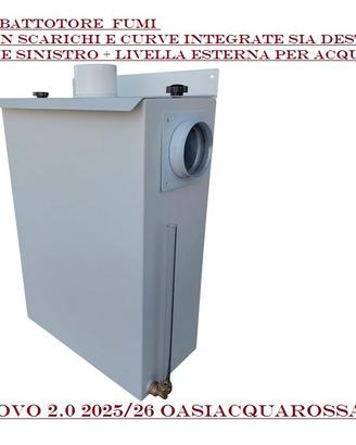 Abbattitore Fumi Ad Acqua PER Stufe Pelle