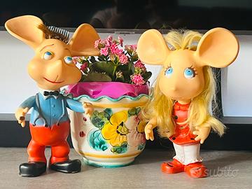 貴重　非売品　ソフビ　TOPO GIGIO &ROSYセット Pupazzi Topo Gigio & Rosi Rosicchia | eBay