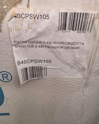 Piatto doccia PONTE GIULIO 90X90