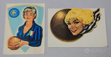 Decalcomanie Inter Juventus anni 60