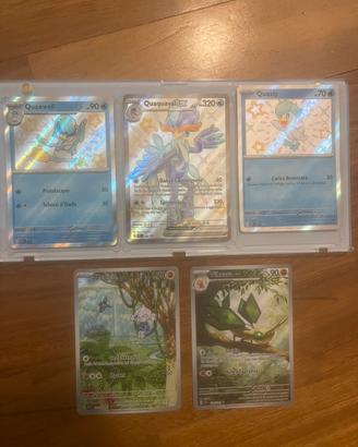 Lotto 5 carte Pokemon