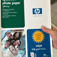Carta fotografica HP Premium glossy A4 – 230 g/m²