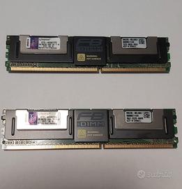 MEMORIA RAM Kingston DDR2-667 MHz PC2-5300 ECC 
