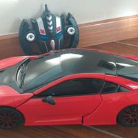 Macchina/Robot Rastar rc rossa funzionte