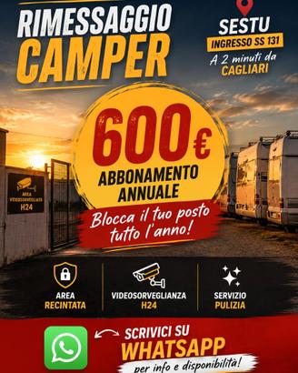 Rimessaggio Camper a Sestu - Area Videosorvegliata