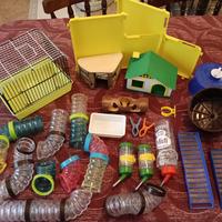 Utile Kit completo di Accessori per Criceti