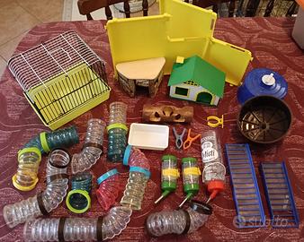 Utile Kit completo di Accessori per Criceti