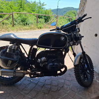 Bmw r45 scrambler caferace particolare asi