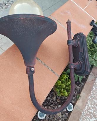 lampione esterno vintage bronze