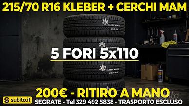 4 gomme R16+MAM 5x110 250€ trattabile