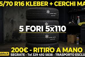 4 gomme R16+MAM 5x110 250€ trattabile
