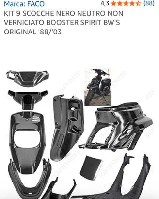 KIT carene non verniciate Booster BWS 88-03