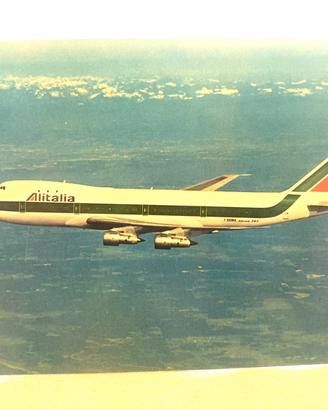 Set 4 Cartoline Aerei Alitalia 1971