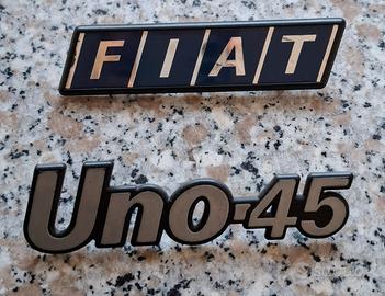 Logo FIAT UNO 45 anni '80