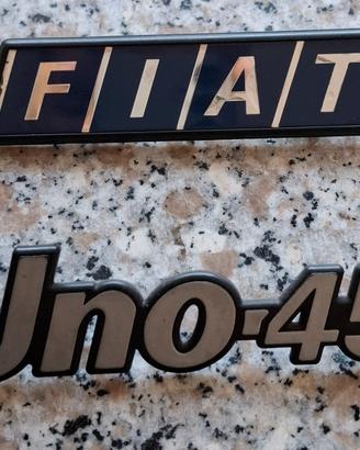 Logo FIAT UNO 45 anni '80