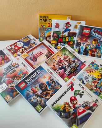 Lotto 11 videogiochi per Nintendo 3ds/2ds