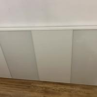 Ante scorrevoli pax bianco lucido e opaco