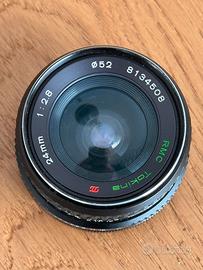 Obiettivo Tokina 24mm 2:8