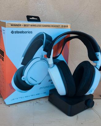 SteelSeries Arctis Pro Wireless White + Brainwavz