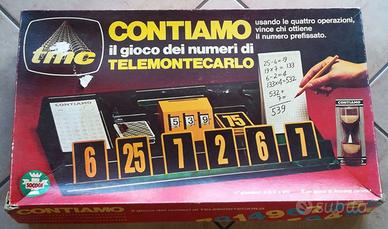 Contiamo gioco di Telemontecarlo gioco in scatola