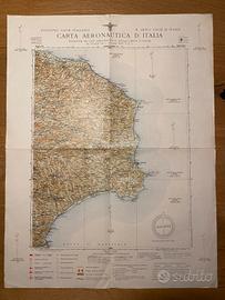 Carta aeronautica d'italia foglio 48 - crotone