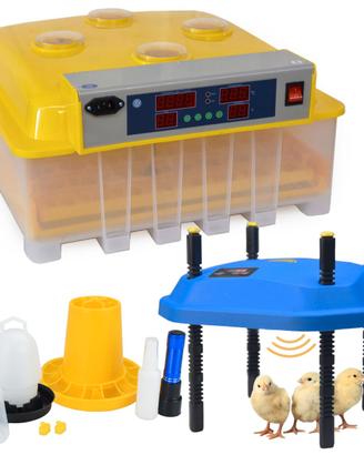 SET INCUBATRICE AUTOMATICA 56 POSTI TUTTE LE SPECI