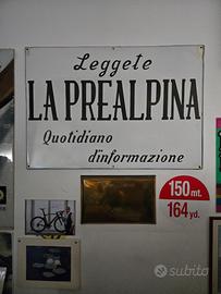 targa smaltata PREALPINA