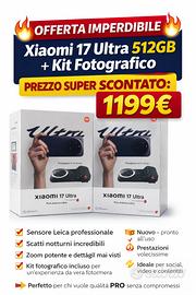 Xiaomi 17 ultra 512GB italia + kit fotografico